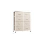 WLIVE 8 Drawer White Dresser for Bedroom, Tall Chest of Drawers