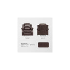Lexicon Humphreys Faux Leather Wall Hugger Recliner Chair for Living Room, Office, RV - High-Density Foam, Sturdy Solid Wood Frame - Chairs Living Room, Recliners for Small Spaces - Brown