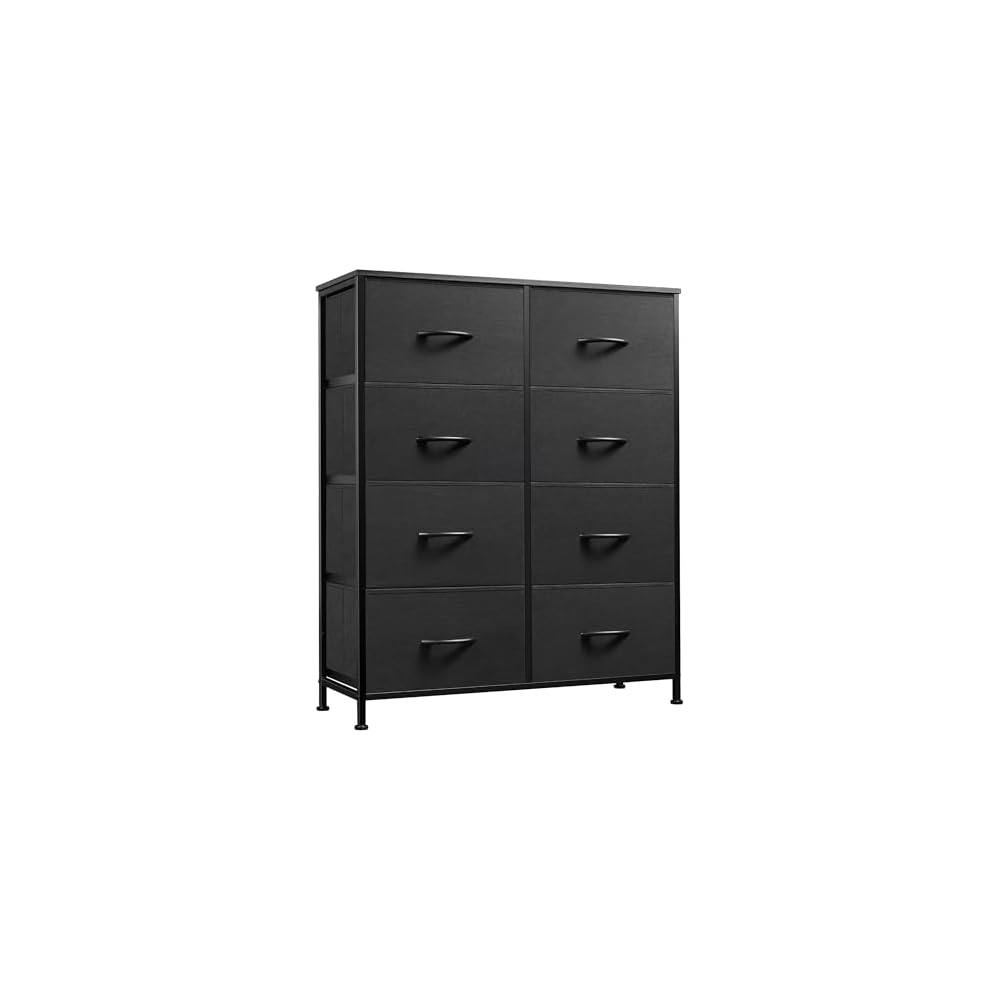 WLIVE 8 Drawer White Dresser for Bedroom, Tall Chest of Drawers