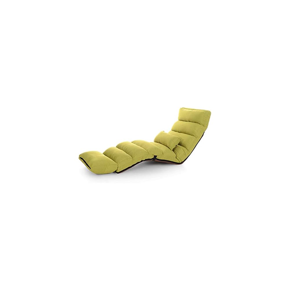 Modern Sofa Bed Lounge Upholstered Recliner Indoor Living Room Recliner Floor Folding Adjustable Sleeping Lounge (Color : C) (A)