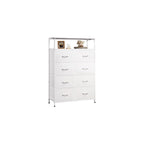 WLIVE 8 Drawer White Dresser for Bedroom, Tall Chest of Drawers
