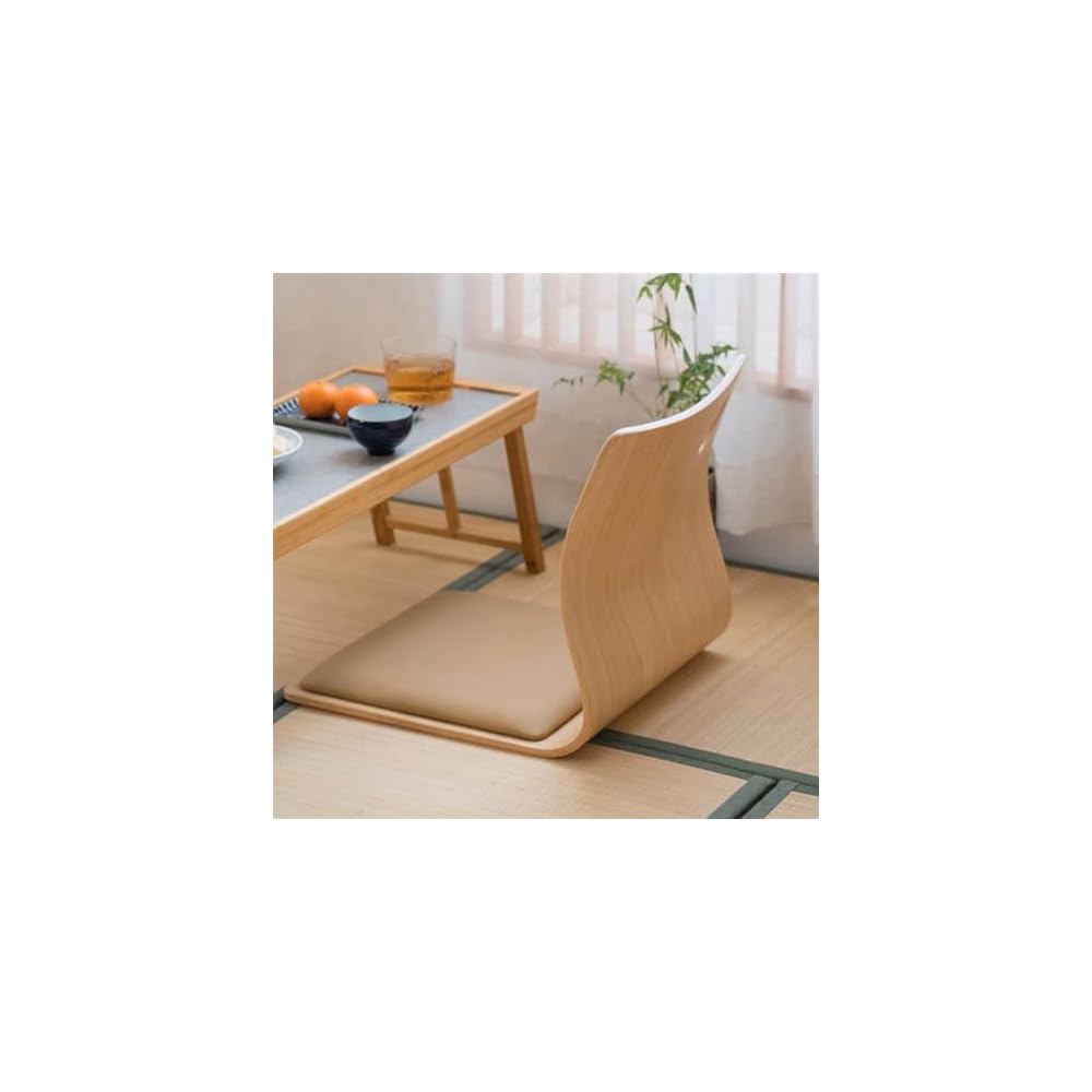 LSLYTQ Floor Chair, Chair with Back Support, Meditation Floor Sitting Chair Legless Lazy Sofa Chair, Bay Window Balcony Living Room Tea Room Chair Floor Seat Meditation Chair