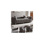 84" Oversized Sofa,Modern Teddy Deep Seat Loveseat Sofa (Grey)