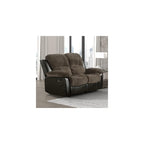 Lexicon Humphreys Faux Leather Wall Hugger Recliner Chair for Living Room, Office, RV - High-Density Foam, Sturdy Solid Wood Frame - Chairs Living Room, Recliners for Small Spaces - Brown