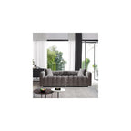 84" Oversized Sofa,Modern Teddy Deep Seat Loveseat Sofa (Grey)